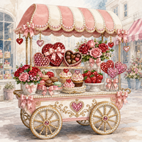 Kit de peinture au diamant à faire soi-même, paysage floral, style classique, décoration murale pour la maison, cadeau