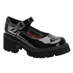 Scarpe Mary Jane da Donna Stile Preppy 2022, Taglie 31-43, Design Retrò e Chic con Tacco Grosso - Product Image 1