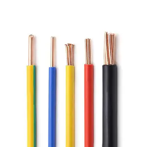 UL1015 600V 16AWG stranded copper wire conductor PVC insulation electric cable for internal wiring