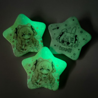 Badge Bouton Personnalisé Lumineux dans l'Obscurité, Badge en Étain Luminescent OEM, Badge Bouton Anime Personnalisé avec Logo, Broche Cadeau Promotionnel