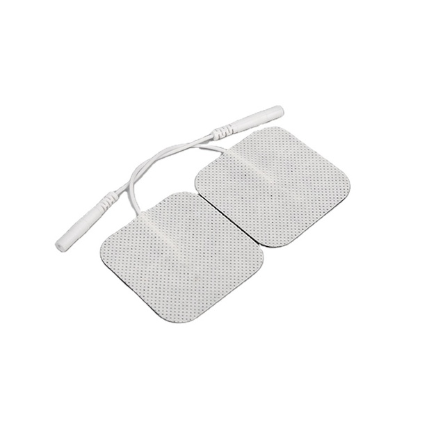 5cmx5cm EMG Pulse Massage Reusable Body Pain Relief Nerve Muscle Stimulator Tens Patches Self-adhering Tens Unit TENS ECG Pad