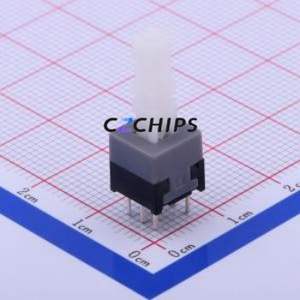 XKB8585-W-220 Push Button Switch Through hole Component (THT) Switch No Lock Square Button Through Hole 100mA - Product Image 1