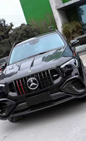 RUNDE 2024+ Mercedes-Benz GLE450/GLE63 SUV Coupé Style B, garnitures de pare-chocs avant en fibre de carbone avec aérations, installation par ruban adhésif 3M