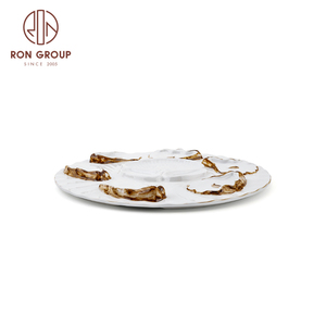 Đĩa Hình Hàu Hải Sản 9 Chia Bằng Gốm Bộ Đồ Ăn Màu Trắng Đồ Sành Sứ Thổ Nhĩ Kỳ Thiết Kế Nhà Hàng 5 Sao Mới Của Khách Sạn - Product Image 3