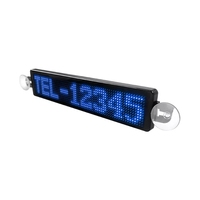 Panneau de Message défilant application de téléphone sans fil Message mobile Mini taille 23x5cm affichage de voiture LED Programmable