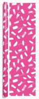 Rouleaux de papier cadeau métallisé brillant épais 80 g/m² recyclable, imprimé mode, papier d'emballage métallisé pour anniversaire