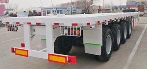 <span class=keywords><strong>Container</strong></span> sử dụng tri-trục xe tải phẳng Trailer bán <span class=keywords><strong>40ft</strong></span> 20ft 48ft 2 3 4 trục bán xe tải 20 40 ft feet để bán với khóa xoắn - Product Image 4