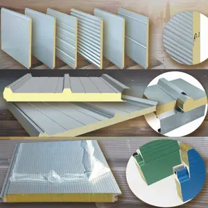 Hebel Wall Panel Chống Cháy Bọt Cách Nhiệt Ban Nhiệt Thời Tiết Bằng Chứng Polyurethane Sandwich Cách Nhiệt Pu - Product Image 6
