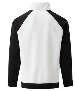 Chaqueta de Manga Larga con Cierre y Bloques de Color Estilo Waffle para Hombre, de Alta Calidad, Informal, Deportiva, para Otoño e Invierno, con Cuello Alto - Product Image 2