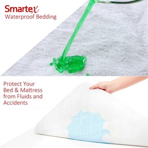 Protège-<span class=keywords><strong>matelas</strong></span> en gros 80% coton 20% polyester éponge imperméable silencieux antidérapant |   Service OEM personnalisé pour hôtels et maisons - Product Image 3