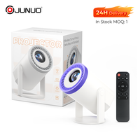 Projecteur de cinéma maison sans fil WiFi OEM en gros TURN1 compact à ultra courte focale, compatible Android 14 et 4K, pour intérieur et extérieur