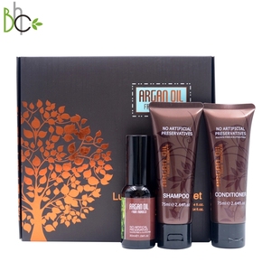 Coffret cadeau <span class=keywords><strong>de</strong></span> soins capillaires <span class=keywords><strong>de</strong></span> luxe Offre Spéciale, huile d'argan biologique, crème pour cheveux, masque, shampoing et après-shampoing sans Sulfate - Product Image 5