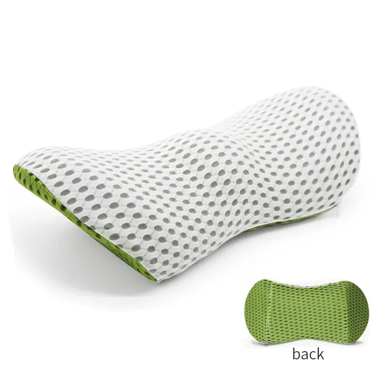 Factory Price Wholesale Orthopedic 3D Mesh Cover Headrest Support Chair Car Memory foam Neck Pillow For neck pain relief