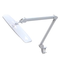 Lampe à pince à bras long à commande tactile rechargeable par USB pour chevet, bureau, étude, travail, bureau, lumière LED