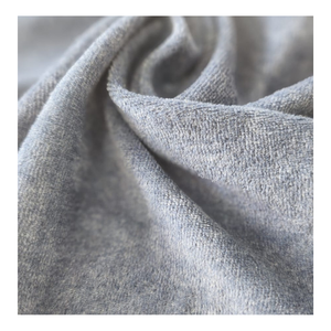 Premium 210gsm Poly Cotton <b>Knitted</b> Velour Fabric 60/40 Cotton Polyester Velvet Apparel Textile - Product Image 1