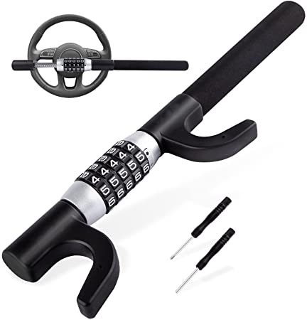 RATO RW-007 Universal Anti-Theft Car Steering Wheel Combination Code Lock | Manufacturer Direct