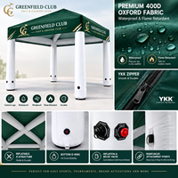 Tente d'événement gonflable CATC, étanche, ignifuge, 400D |   Chapiteau à quatre poteaux |   Impression de logo personnalisé |   ODM & OEM