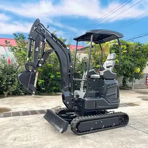 Entrega rápida EPA Engine Excavators Farm Use China escavadora atacado 1 ton 1.8 ton 2 ton preços polegar balde para venda