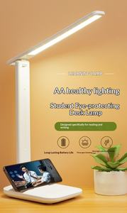 Lámpara de Mesa Plegable LED, 3 Niveles de Intensidad Regulable, Táctil, para Lectura, Cama, Nocturna, con Carga USB - Product Image 5