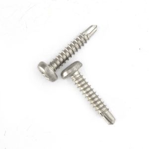 Vis autoforeuses à tête cylindrique en acier au carbone, classe métrique 8, empreinte Phillips, pour fixation métallique, haute résistance, usage industriel - Product Image 3