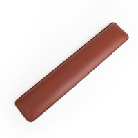 Coussin de clavier en cuir ergonomique, 1 pièce, mousse à mémoire de forme, pour bureau, avec Support de poignet, vente en gros