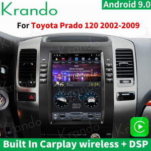 Krando Android navigazione per <span class=keywords><strong>auto</strong></span> GPS 9.7 ''64G stile Tesla Touch Screen per Toyota <span class=keywords><strong>Pra</strong></span> 120 2002-2009 Lexus GX470 Carplay dsp wifi - Product Image 5