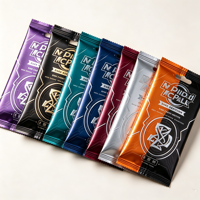 Sacs en plastique personnalisés imprimés avec des soufflets latéraux en aluminium pour jeux de cartes TCG