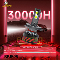 Phare LED de voiture M8 Pro, qualité supérieure, 300W, haute puissance, 55000LM, super lumineux, 4300K, blanc, étanche, pour phare de voiture