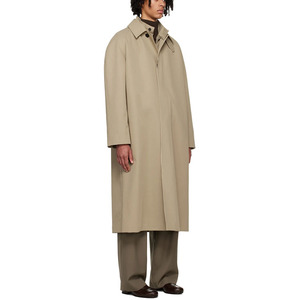 <span class=keywords><strong>Cappotto</strong></span> in Gabardine <span class=keywords><strong>Beige</strong></span> cotone e Nylon <span class=keywords><strong>cappotto</strong></span> personalizzato di alta qualità Design moda <span class=keywords><strong>uomo</strong></span> - Product Image 4