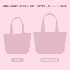 Waterproof Clear Zipper Pouches Insert Compatible with Simple Modern Bag Large/Extra Large <b>Accessories</b> for Rubber <b>Beach</b> Bag - Product Image 5