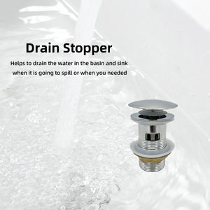Drain d'évier en acier inoxydable de conception compacte et légère pour salles de bains RV - Product Image 5