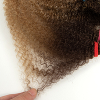 Vente en gros de cheveux synthétiques 100% doux de type afro, cheveux naturels de haute qualité pour tresses au crochet, extensions de cheveux