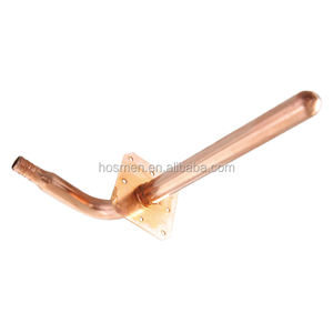 1/2英寸Pex铜CUPC NSF-61无铅短截线90度弯头铜管歧管，带壁槽 - Product Image 1