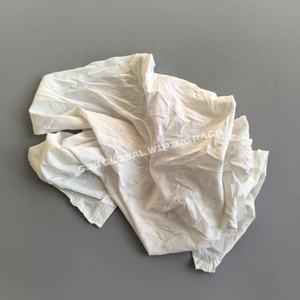 Trapos de Algodón Puro Grado A Blancos para Impresión y Corte, Trapos Industriales de Camiseta para Limpieza - Product Image 1