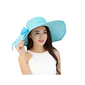 Beach Hat sombreros mexicanos de palma Hight Quality Soleil Clearance Wholesale Natural Large Latest Cap Chapeau En Paille Femme