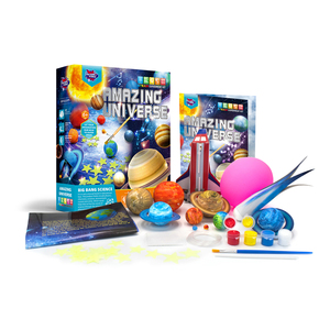 Ensemble de peinture DIY Outils de dessin pour enfants Jouet scientifique Éducation précoce Terre Planètes Peinture Univers Système solaire Jouets éducatifs - Product Image 1