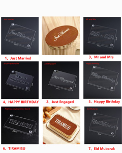 Plantilla de aplicación de polvo de tiramisú lista para usar, nuevo producto INS, plantilla de tiramisú, herramienta para hornear para pastel de tiramisú - Product Image 5