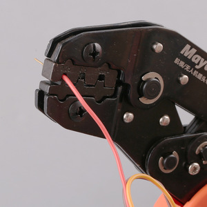 Mayatech Wire Crimper 22 Awg Front Entry Steel Black <b>Oxide</b> For Rc Model Cables - Product Image 1