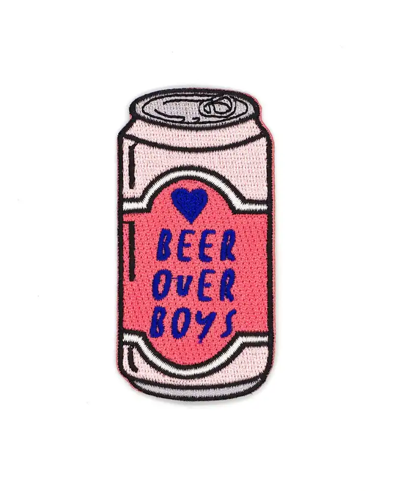 Beer Over Boys Patch Iron On Embroidered Patches Applique Badge
