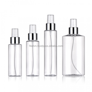 Flacon vide en PET aspect verre givré avec pompe à col doré pour sérum et crème pour le visage - Product Image 6