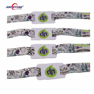Bracelet RFID tissé pour exposition, lecture rapide NFC pour la gestion des <span class=keywords><strong>visiteurs</strong></span> - Product Image 5