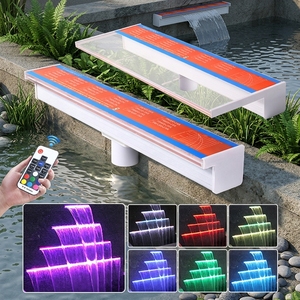 Piscine <span class=keywords><strong>rectangulaire</strong></span> en <span class=keywords><strong>plastique</strong></span> de haute qualité pour <span class=keywords><strong>jardin</strong></span>, cascade en acrylique, piscine hors sol en ABS, fontaine murale à cascade - Product Image 1
