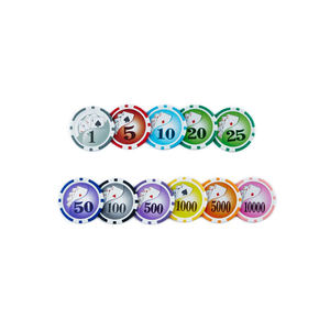 Juego de fichas de póquer de diseño personalizado de alta calidad profesional con bandeja suave duradera para <span class=keywords><strong>casino</strong></span> en casa para juegos de póquer - Product Image 2