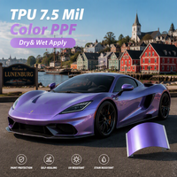 Rouleaux d'autocollants de protection de peinture Moben Chameleon violet, personnalisés, auto-cicatrisants, anti-rayures, anti-UV, film de protection de peinture TPU couleur PPF