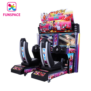 Vente chaude Amusement Funspace Coin Operated Arcade Car Racing Machine de jeu vidéo à deux joueurs Jeu de course - Product Image 6
