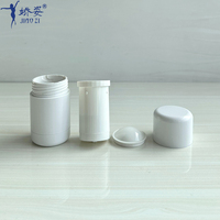 Récipient rond rempli de bâton de déodorant en ABS de 30ml 50ml