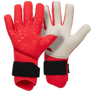 Gants de gardien de but de football professionnels en latex, doigts entiers, légers, bracelet de poignet réglable, unisexe, adulte, logo personnalisé OEM - Product Image 1