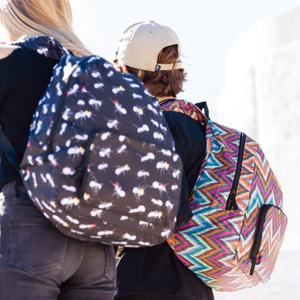 Mochila de Moda para Mujer, Resistente al Agua, con Impresión por Sublimación Personalizada, Plegable, para la Escuela, con Cierre, Proveedor Directo - Product Image 3