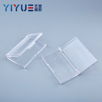Boîte d'emballage de cils de marque privée vide en plastique mallette de rangement de cils avec logo personnalisé