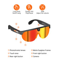 Lunettes de soleil intelligentes G5 AI pour le cyclisme avec caméra 8MP, enregistrement vidéo, transfert Wi-Fi, protection UV intelligente pour hommes et femmes